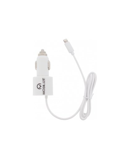 Mobilize Autolader Apple Lightning + USB 4,2A