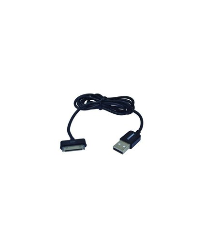 Duracell USB5011A mobiele telefoonkabel USB 30 Pin Zwart 1 m