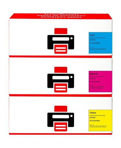 Huismerk 131A Toner 3-Kleuren voor HP printers (U0SL1AM)
