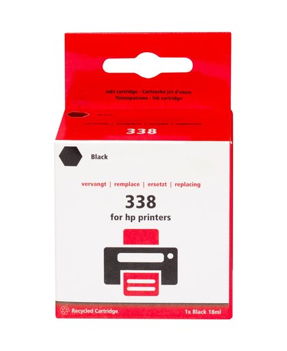 Huismerk 338 Zwart voor HP printers (C8765EE)