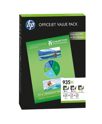 HP 935XL Value Pack (F6U78AE)