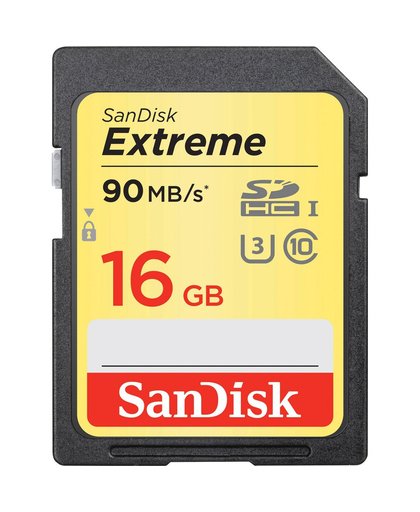 Sandisk SDHC Extreme 16GB 90MB/s Class 10