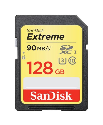 Sandisk SDXC Extreme 128GB 90MB/s Class 10