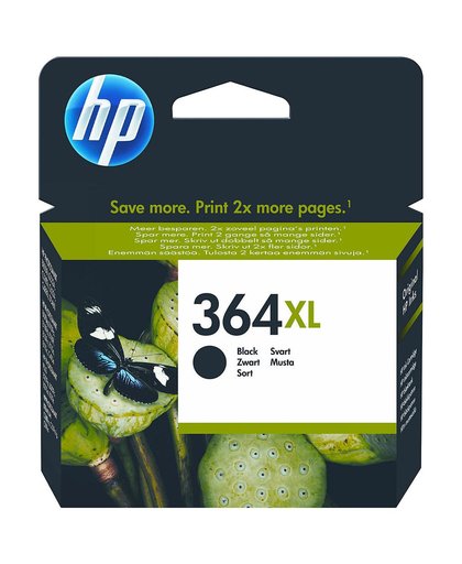 HP 364XL Black Photosmart Ink Cartridge Zwart inktcartridge