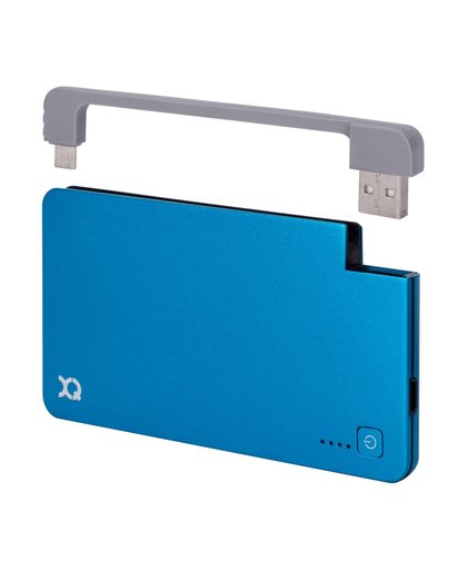 Xqisit Powerbank 3000 mAh Micro USB Blauw