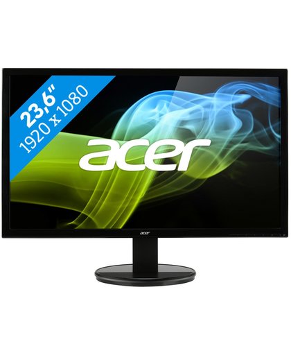 Acer K2 K242HQLCbid LED display 59,9 cm (23.6") Full HD Zwart