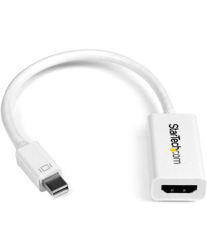 StarTech.com Mini DisplayPort naar HDMI 4K- audio video converter mDP 1.2 naar HDMI actieve adapter voor Mac Book Pro / Mac Book Air wit