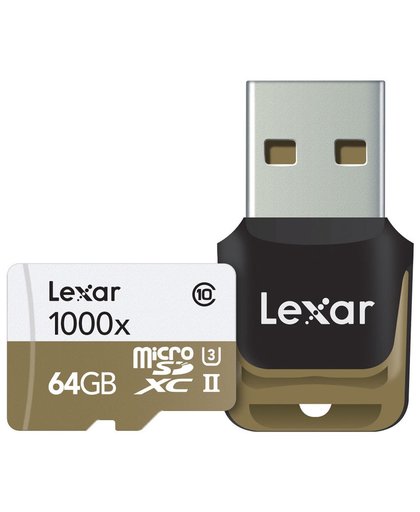 Lexar microSDXC Professional 64GB 1000x UHS-II