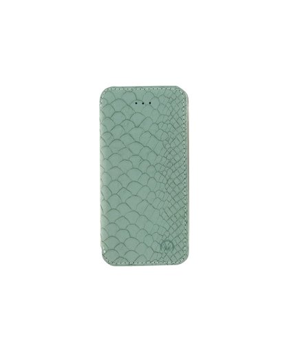 Mobilize Slim Booklet Book Case Apple iPhone 5/5S/SE Soft Snake Groen