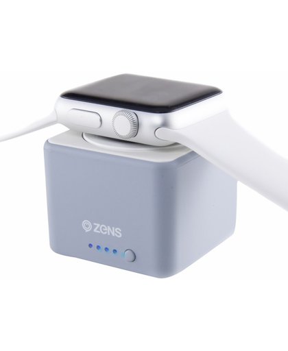 Zens Apple Watch Powerbank Grijs