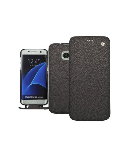 Noreve Tradition Grain Leather Case Samsung Galaxy S7 Edge Grijs