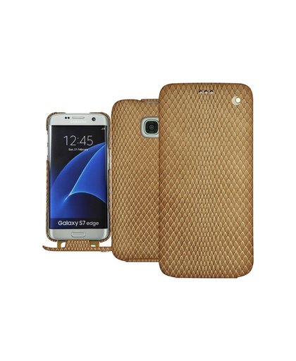 Noreve Tradition Snake Leather Case Samsung Galaxy S7 Edge Beige