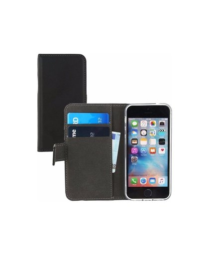 Mobilize Gelly Wallet Book Case Apple iPhone 5/5S/SE Zwart