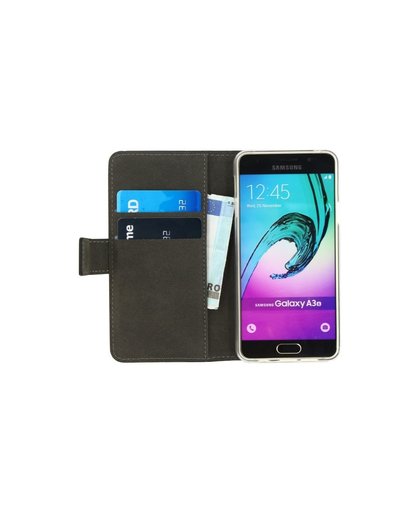 Mobilize Gelly Wallet Book Case Samsung Galaxy A3 (2016) Zwart