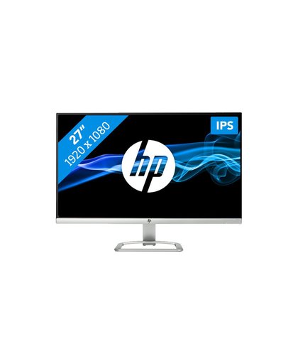 HP 27es LED display 68,6 cm (27") Full HD Flat Zwart, Zilver