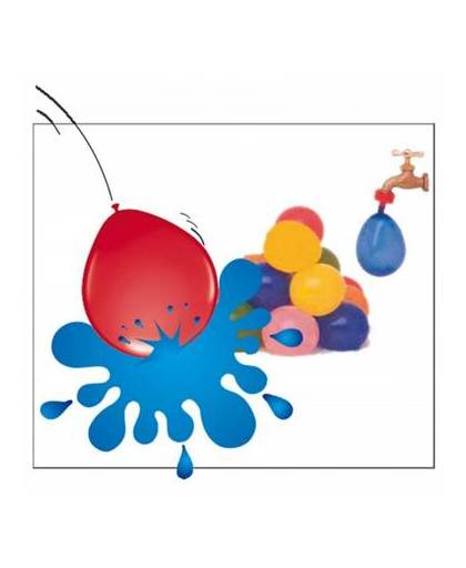 Gekleurde water ballonnen 50 st