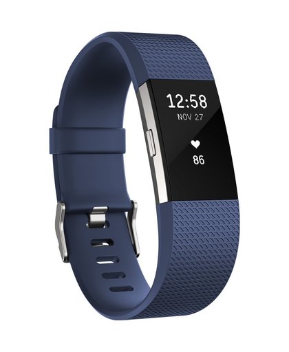Fitbit Charge 2 Blue/Silver - L