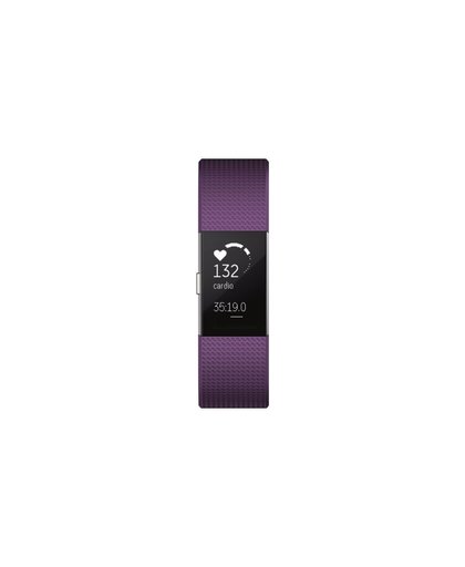 Fitbit Charge 2 Plum/Silver - L