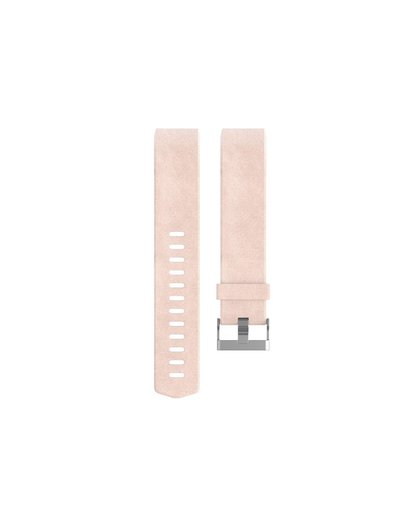 Fitbit Charge 2 Polsband Leather Blush Pink - S