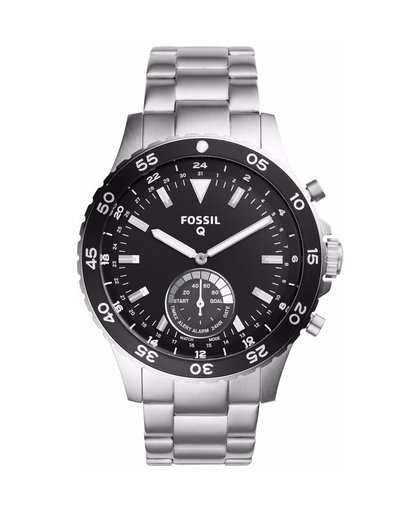 Fossil Q Crewmaster Hybrid Zilver