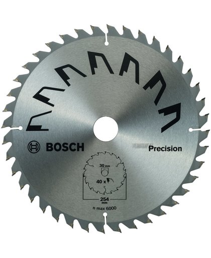 Bosch Cirkelzaagblad Precision 254x30x2mm T40