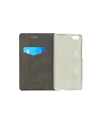 Mobilize Premium Gelly Wallet Book Case Huawei P8 Lite Zwart