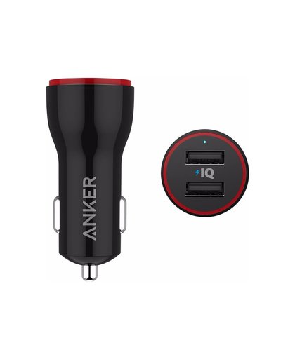 Anker PowerDrive Autolader Dual USB 4,8A Zwart