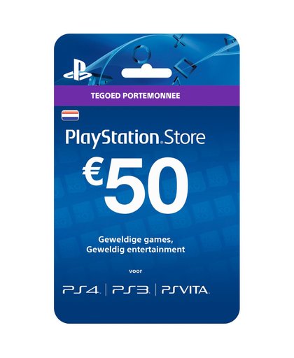 PlayStation Network Voucher Card 50 Euro NL
