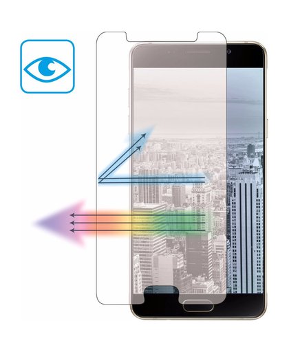 Mobiparts Samsung Galaxy A5 (2016) Screenprotector Gehard Glas Anti Blauw Licht