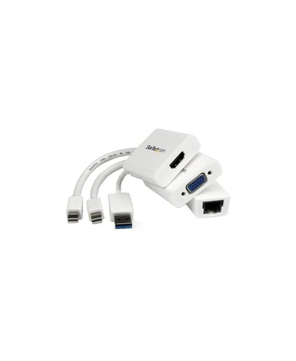 StarTech.com Macbook Air accessoireset MDP-naar-VGA / HDMI en USB 3.0 gigabit Ethernet-adapter kabeladapter/verloopstukje