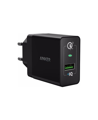 Anker PowerPort+1 Adapter USB Quick Charge 3.0 Zwart