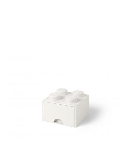 LEGO opberglade Brick 4 - wit