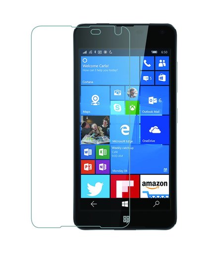 Azuri Lumia 650 Screenprotector Gehard Glas