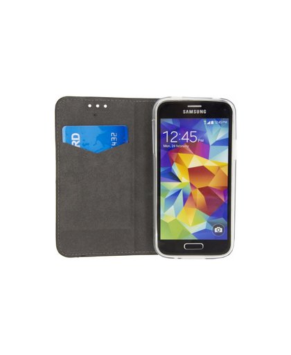 Mobilize Premium Gelly Samsung Galaxy S5 Mini Book Case Zwart