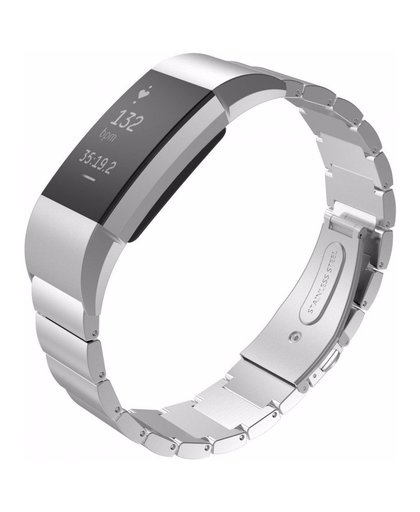 Just in Case Stainless Steel Polsband Fitbit Charge 2 Zilver