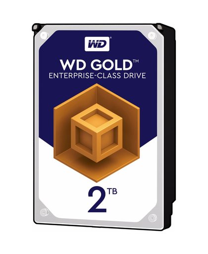 Western Digital Gold HDD 2000GB SATA III interne harde schijf
