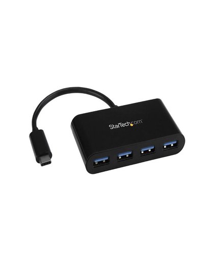 StarTech.com 4 poorts USB 3.0 hub USB-C naar 4x USB-A met busvoeding hub & concentrator