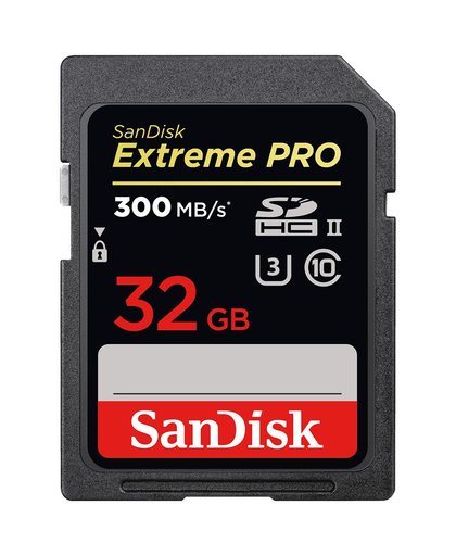 Sandisk SDHC Extreme Pro 32GB 300MB/s C10 UHS-II