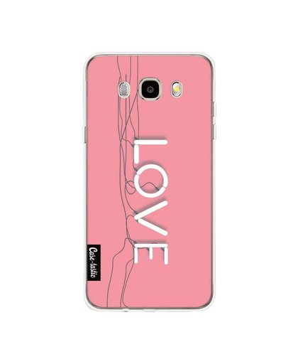 Casetastic Softcover Samsung Galaxy J5 (2016) Love Neon Pink