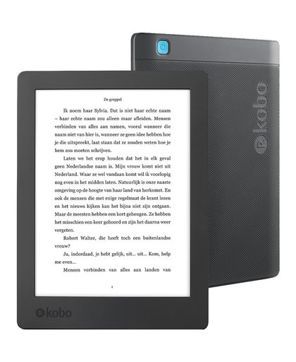 Rakuten Kobo Aura H2O, ComfortLight PRO, Waterbestendig e-book reader
