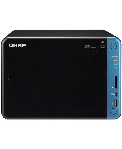 QNAP TS-653B Ethernet LAN Toren Zwart NAS