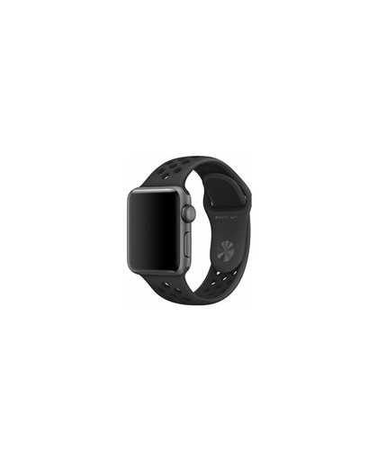 Apple Watch 38mm Polsband Nike Sport Antraciet/Zwart