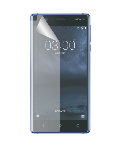 Azuri Nokia 3 screenprotector Plastic Duo Pack