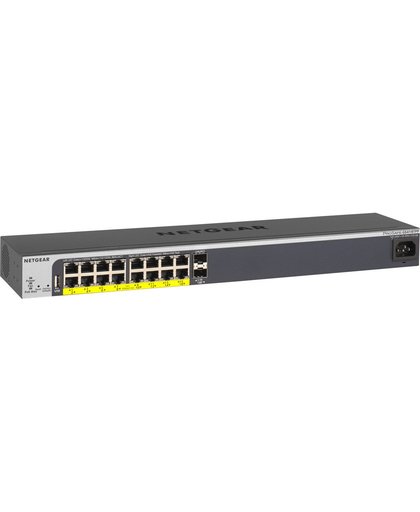 Netgear GS418TPP Managed L2/L3/L4 Gigabit Ethernet (10/100/1000) Zwart Power over Ethernet (PoE)