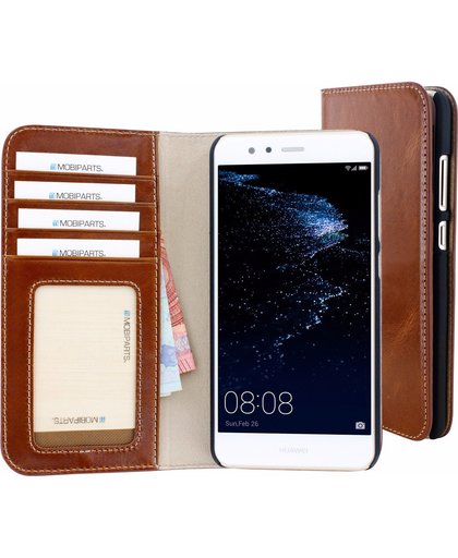 Mobiparts Excellent Wallet Huawei P10 Lite Book Case Bruin