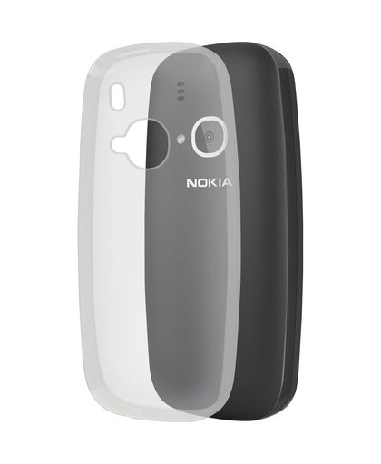 Azuri Glossy TPU Nokia 3310 Back Cover Transparant