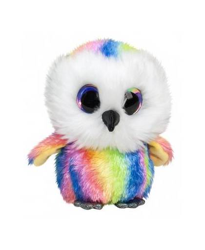 Lumo stars knuffeldier owl stripe - classic - 15cm