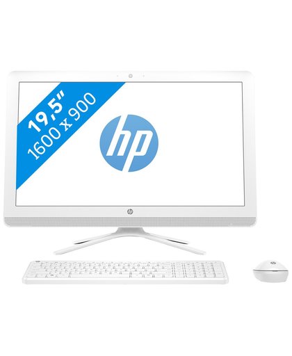 HP 20-c010nd 49,5 cm (19.5") 1600 x 900 Pixels 1,6 GHz Intel® Celeron® J3060 Wit Alles-in-één-pc