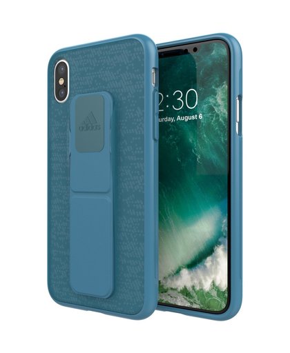 Adidas SP Grip Apple iPhone X Back Cover Blauw