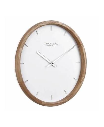 London clock wandklok - oslo - hout